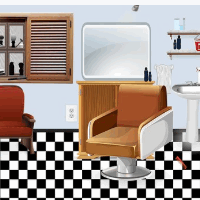 der Friseursalon