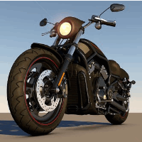 das Motorrad