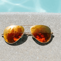 die Sonnenbrille